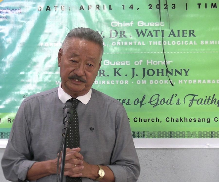 Dedicatory and opening programme of OM Books shop was held at its new location at AH Road, Dimapur on April 14. (Morung Photo)